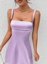 Load image into Gallery viewer, Solid Satin Cami Dress
