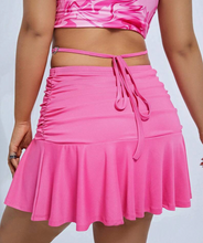 Load image into Gallery viewer, Cut Ou Heart Detail Ruched Skirt
