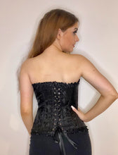 Load image into Gallery viewer, Baroque Print Lace-up Back Corset

