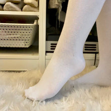 Load image into Gallery viewer, Clueless Knee High Plain White Socks With Elastic
