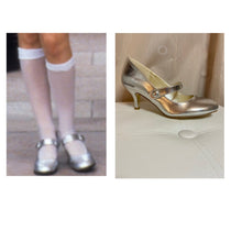 Load image into Gallery viewer, Cher Low Mid Heel Mary Jane Strap Court Shoes

