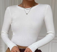 Load image into Gallery viewer, Solid Ribbed Knit Jumper
