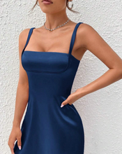 Load image into Gallery viewer, Solid Satin Cami Dress
