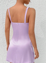 Load image into Gallery viewer, Solid Satin Cami Dress
