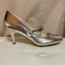 Load image into Gallery viewer, Cher Low Mid Heel Mary Jane Strap Court Shoes
